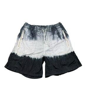 Diesel Black Gold Gray Polyester Men's Unlined Short Size 30 US Excellent